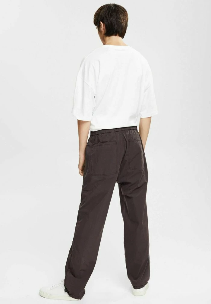 Edc By Esprit MIT ELASTISCHEM BUND - Trousers - Black 3 Edc By Esprit MIT ELASTISCHEM BUND - Trousers - Black - Image 3