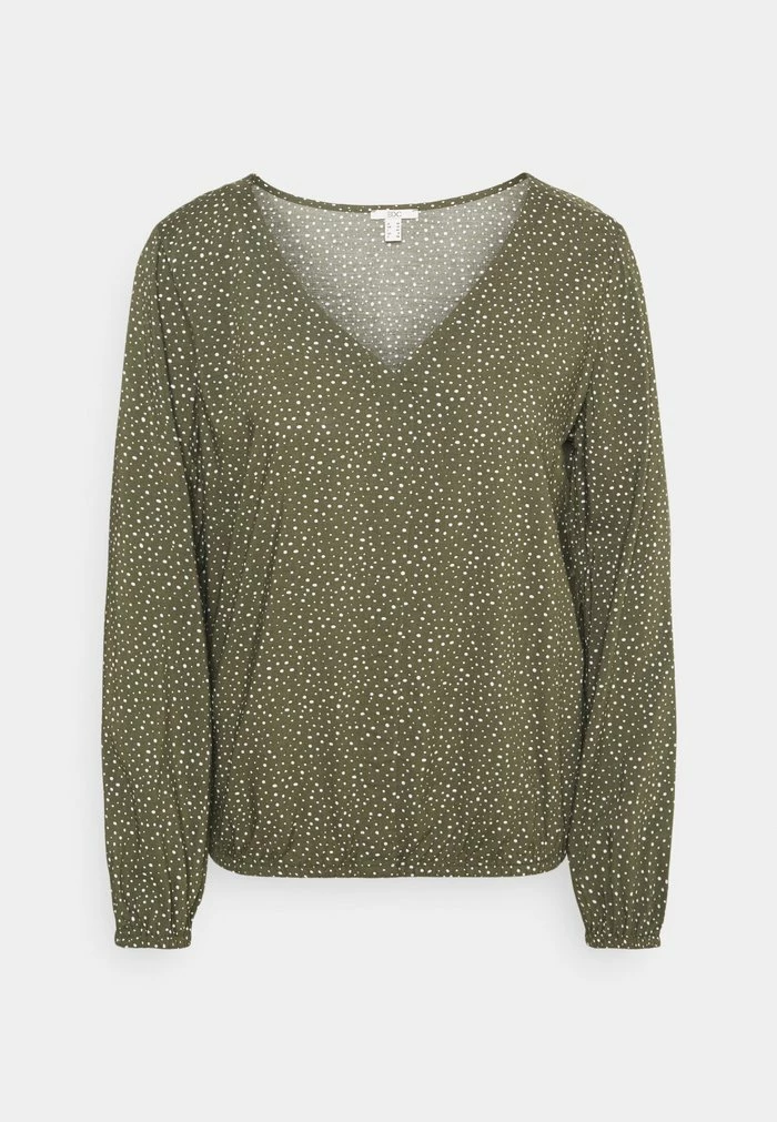 Edc By Esprit Blouse - Khaki Green 1 Edc By Esprit Blouse - Khaki Green