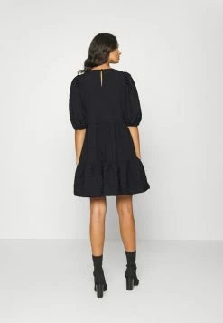 Edc By Esprit PUFFY DRESS - Day Dress - Black -edc by Esprit Shop bbf8cd44ba9640bbbaf10e2bc1c214bf