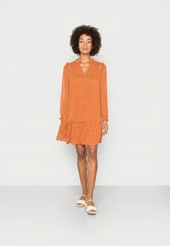 Edc By Esprit FLIRTY DRESS - Day Dress - Toffee