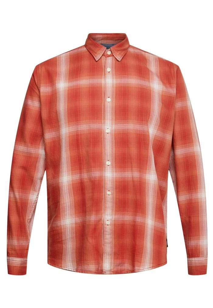 Edc By Esprit Shirt - Red Orange 6 Edc By Esprit Shirt - Red Orange - Image 6