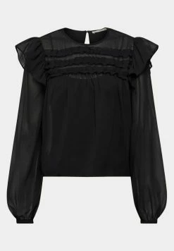 Edc By Esprit MIT RÜSCHENDETAILS - Blouse - Black 15 Edc By Esprit MIT RÜSCHENDETAILS - Blouse - Black -edc by Esprit Shop bda86f2d356b42a5a2aaa7674a68161b