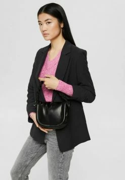 Edc By Esprit GEFLOCHTENEM HENKEL - Handbag - Black