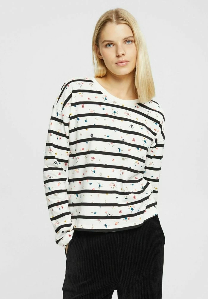 Edc By Esprit Long Sleeved Top - Black 1 Edc By Esprit Long Sleeved Top - Black