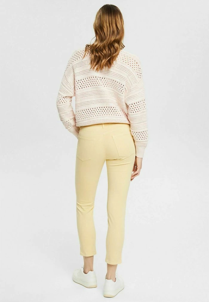 Edc By Esprit Trousers - Pastel Yellow 3 Edc By Esprit Trousers - Pastel Yellow - Image 3