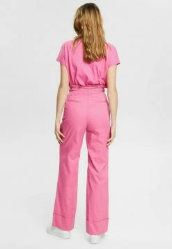 Edc By Esprit MIT WEITEM BEIN - Trousers - Pink -edc by Esprit Shop bf6e4b8e0c0441da9713c0288552a38e