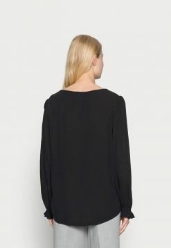 Edc By Esprit EASY BLOUSE SOLID - Blouse - Black -edc by Esprit Shop bf86cdc23d06486ebe462aaa209d81b4