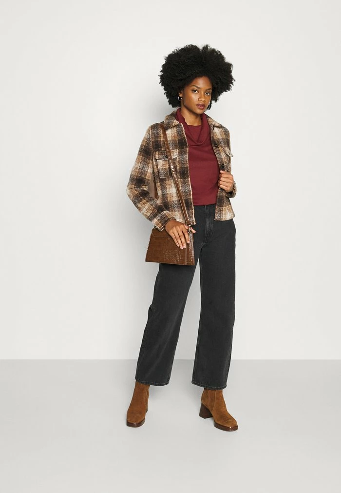 Edc By Esprit HEAVY - Long Sleeved Top - Garnet Red 2 Edc By Esprit HEAVY - Long Sleeved Top - Garnet Red - Image 2