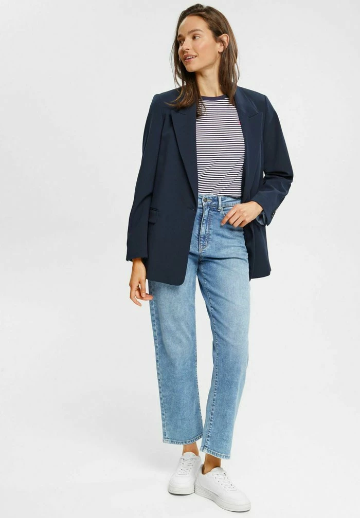 Edc By Esprit LONGSLEEVE - Long Sleeved Top - Navy 2 2 Edc By Esprit LONGSLEEVE - Long Sleeved Top - Navy 2 - Image 2