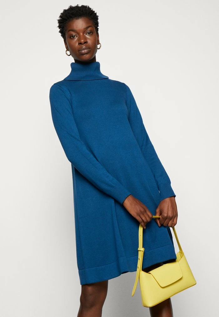 Edc By Esprit ALINE DRESS - Jumper Dress - Petrol Blue 4 Edc By Esprit ALINE DRESS - Jumper Dress - Petrol Blue - Image 4