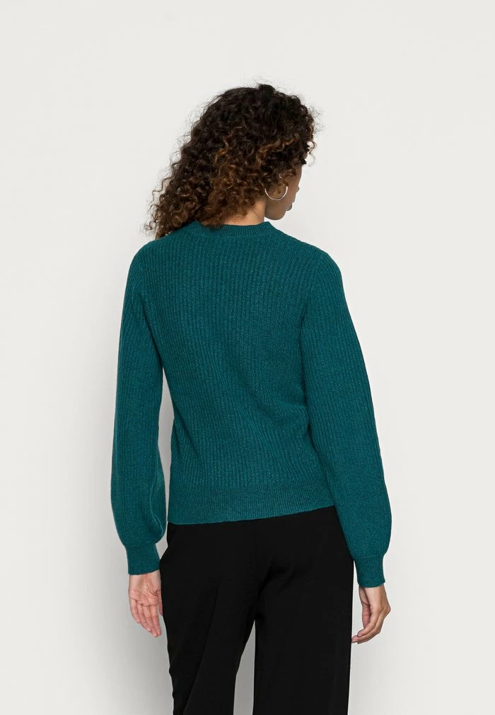Edc By Esprit FITTED PUFFY - Jumper - Emerald Green 3 Edc By Esprit FITTED PUFFY - Jumper - Emerald Green - Image 3