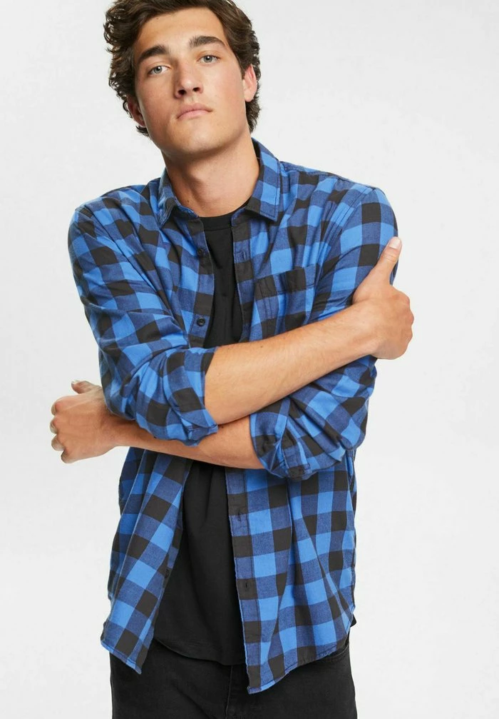 Edc By Esprit Shirt - Blue 4 Edc By Esprit Shirt - Blue - Image 4