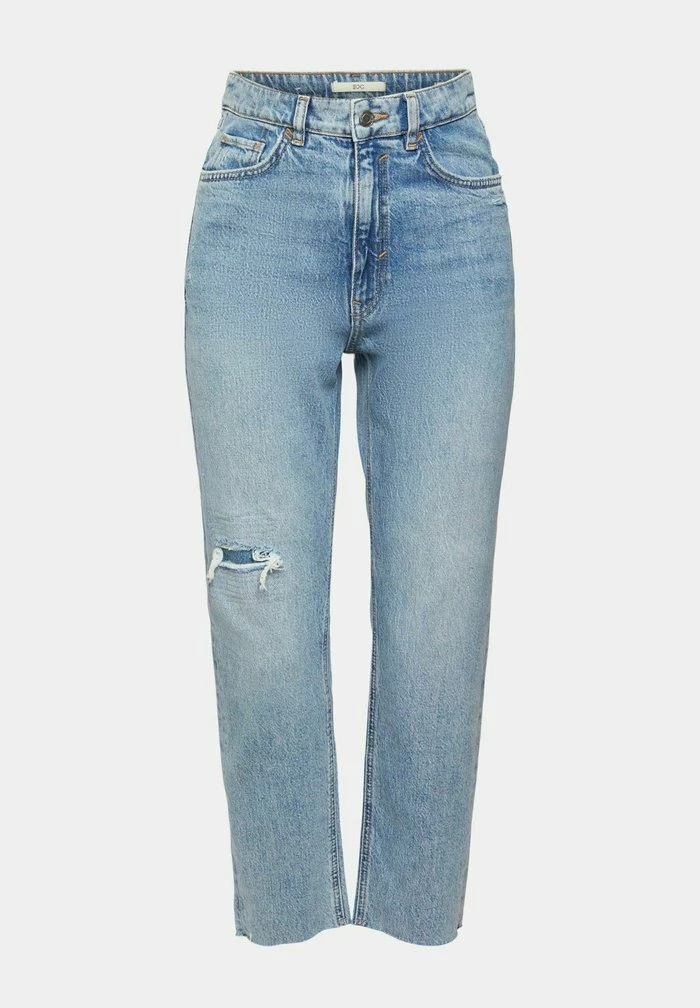Edc By Esprit Straight Leg Jeans - Blue Medium Washed 8 Edc By Esprit Straight Leg Jeans - Blue Medium Washed - Image 8