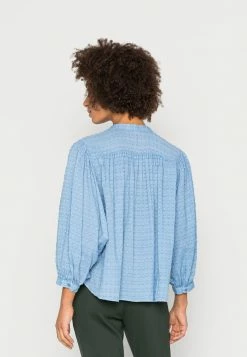 Edc By Esprit JAQU BLOUSE - Blouse - Grey Blue 7 Edc By Esprit JAQU BLOUSE - Blouse - Grey Blue -edc by Esprit Shop c3f16a1bbd954b2fad9aa422ffbe3768