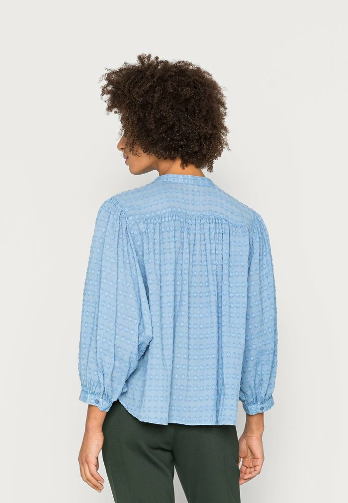 Edc By Esprit JAQU BLOUSE - Blouse - Grey Blue 3 Edc By Esprit JAQU BLOUSE - Blouse - Grey Blue - Image 3