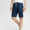 Edc By Esprit Denim Shorts - Blue Dark Washed