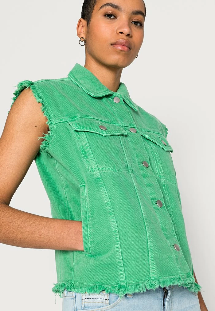 Edc By Esprit Waistcoat - Green 4 Edc By Esprit Waistcoat - Green - Image 4