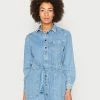 Edc By Esprit Denim Dress - Blue Medium Wash