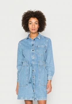 Edc By Esprit Denim Dress - Blue Medium Wash