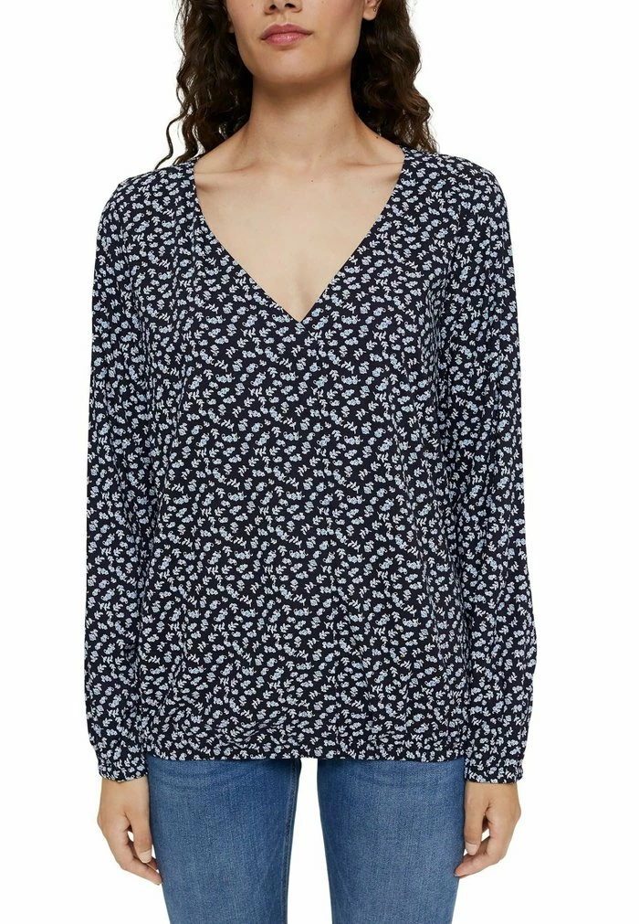 Edc By Esprit Blouse - Navy 5 Edc By Esprit Blouse - Navy - Image 5
