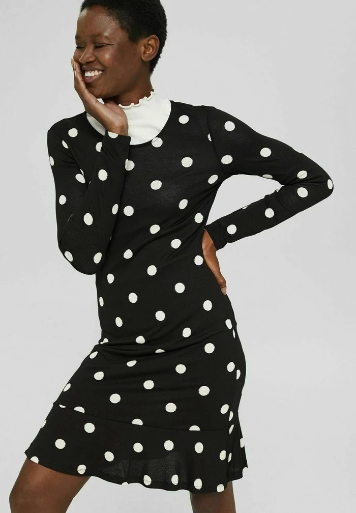 Edc By Esprit Shift Dress - New Black 1 Edc By Esprit Shift Dress - New Black