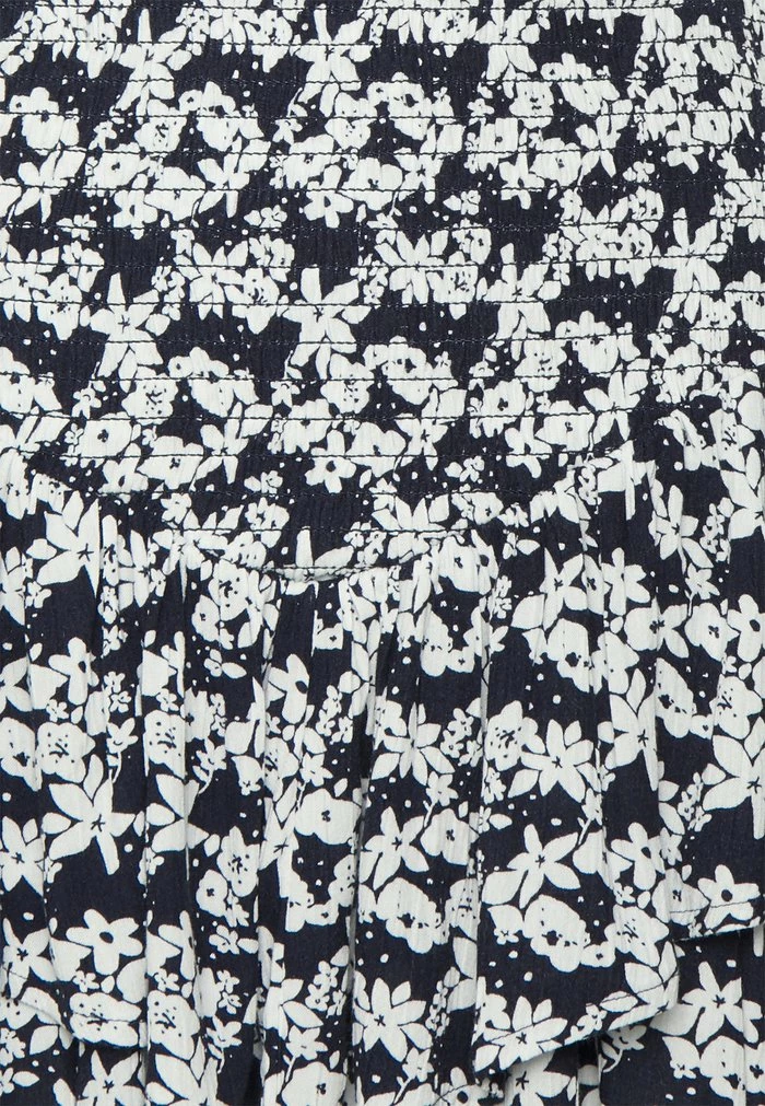 Edc By Esprit SMOCKING - Mini Skirt - Navy 3 3 Edc By Esprit SMOCKING - Mini Skirt - Navy 3 - Image 3