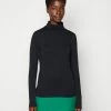 Edc By Esprit TURN UP - Long Sleeved Top - Black