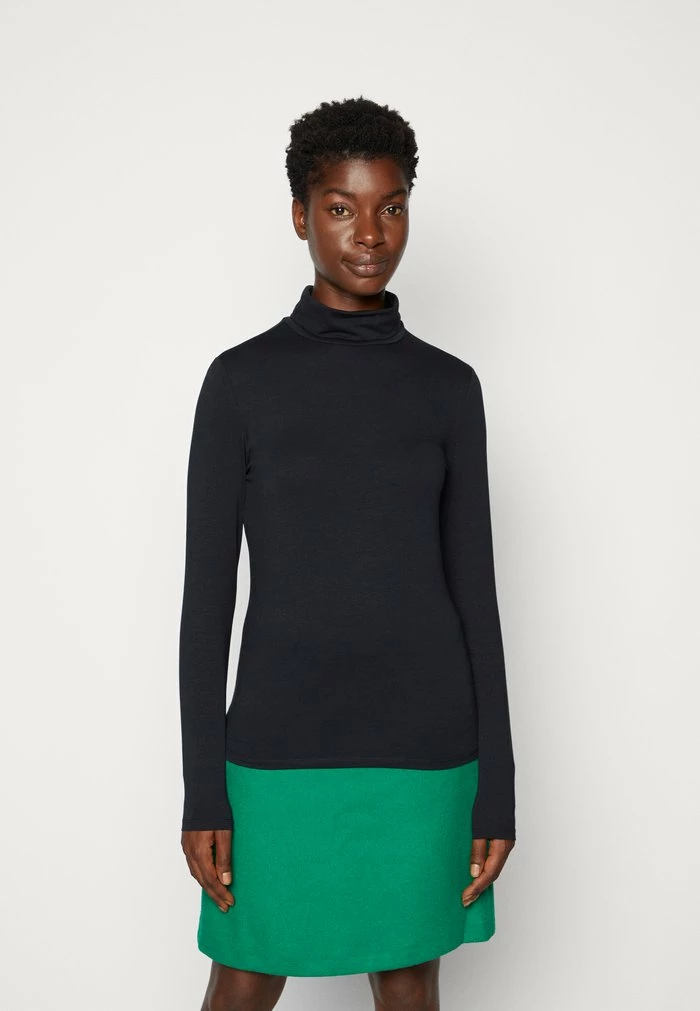 Edc By Esprit TURN UP - Long Sleeved Top - Black 1 Edc By Esprit TURN UP - Long Sleeved Top - Black