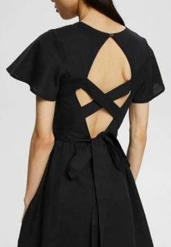 Edc By Esprit MIT RÜCKENAUSSCHNITT - Day Dress - Black -edc by Esprit Shop c9af7ae1a5cf4e2ca3c0fdaa5113668d