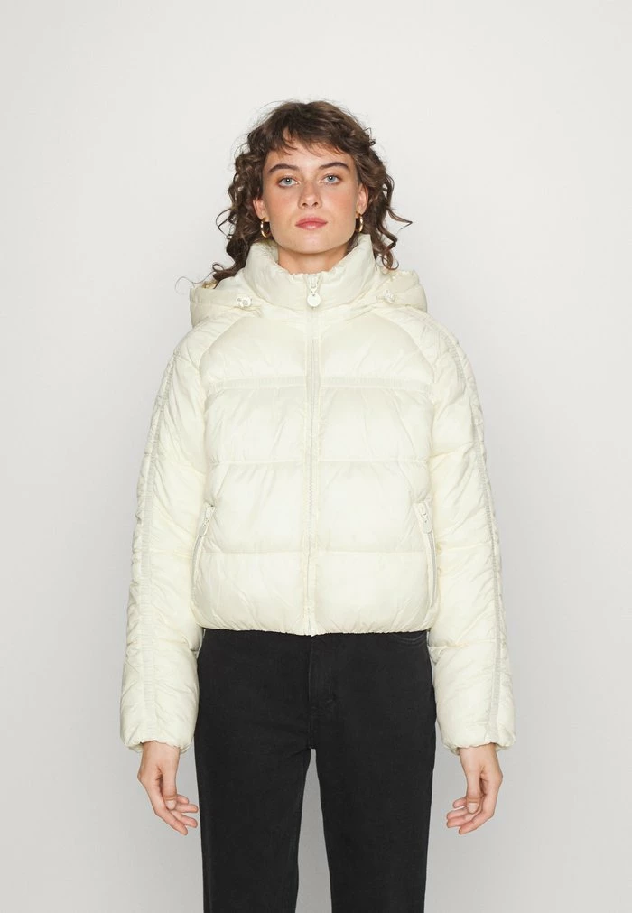 Edc By Esprit CROPPUFFER - Winter Jacket - Off White 3 Edc By Esprit CROPPUFFER - Winter Jacket - Off White - Image 3