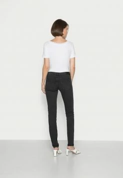 Edc By Esprit MR SLIM HIGH STRETCH - Jeans Skinny Fit - Black Dark Wash -edc by Esprit Shop ca77d2a88699400fafe0e7a8c5ed5e45