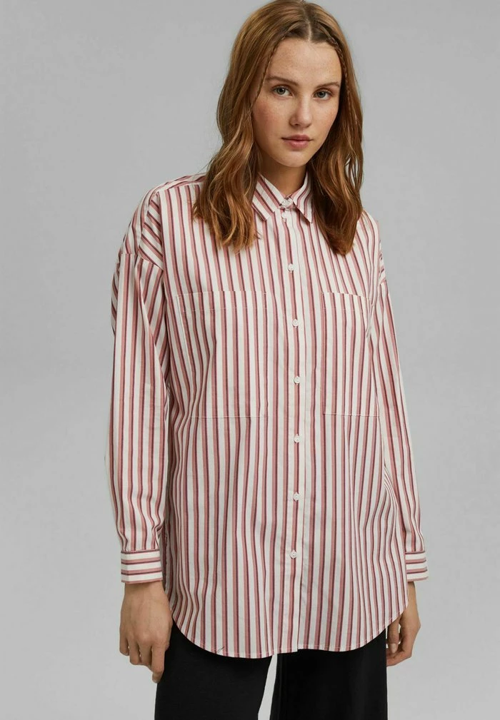 Edc By Esprit Button-down Blouse - Off White 1 Edc By Esprit Button-down Blouse - Off White