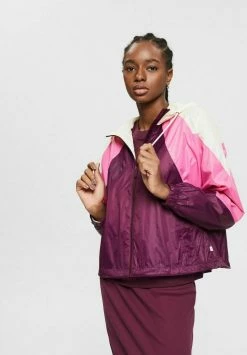 Edc By Esprit Light Jacket - Bordeaux Red