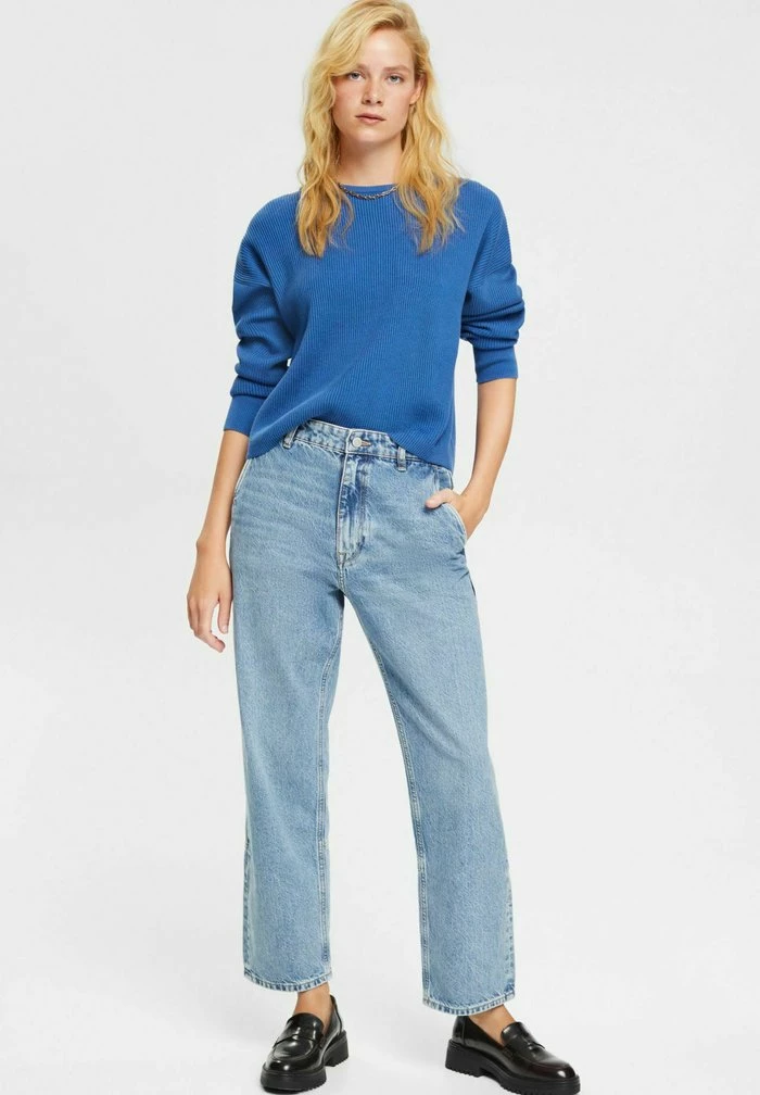 Edc By Esprit F SUS SW - Jumper - Blue 2 Edc By Esprit F SUS SW - Jumper - Blue - Image 2