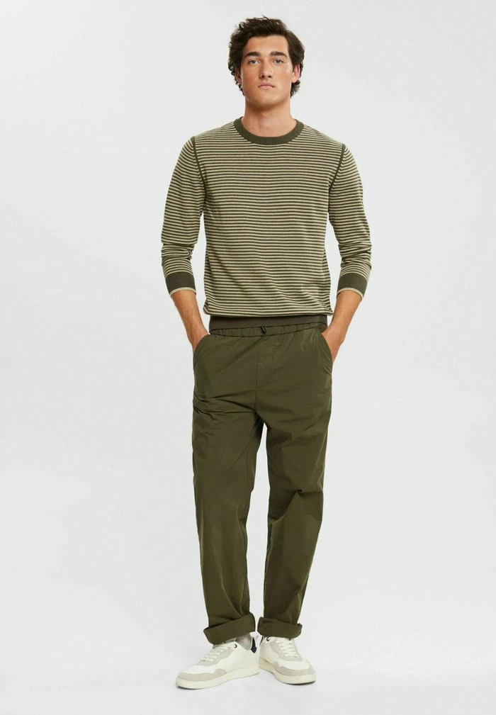Edc By Esprit REGULAR FIT - Sweatshirt - Dark Khaki 2 Edc By Esprit REGULAR FIT - Sweatshirt - Dark Khaki - Image 2