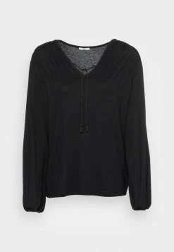 Edc By Esprit ECOVERO SMOCK - Blouse - Black -edc by Esprit Shop ce9c2b580c094aaa958d949c16cf13b9