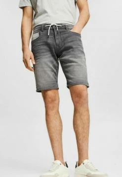Edc By Esprit Denim Shorts - Grey Medium Washed