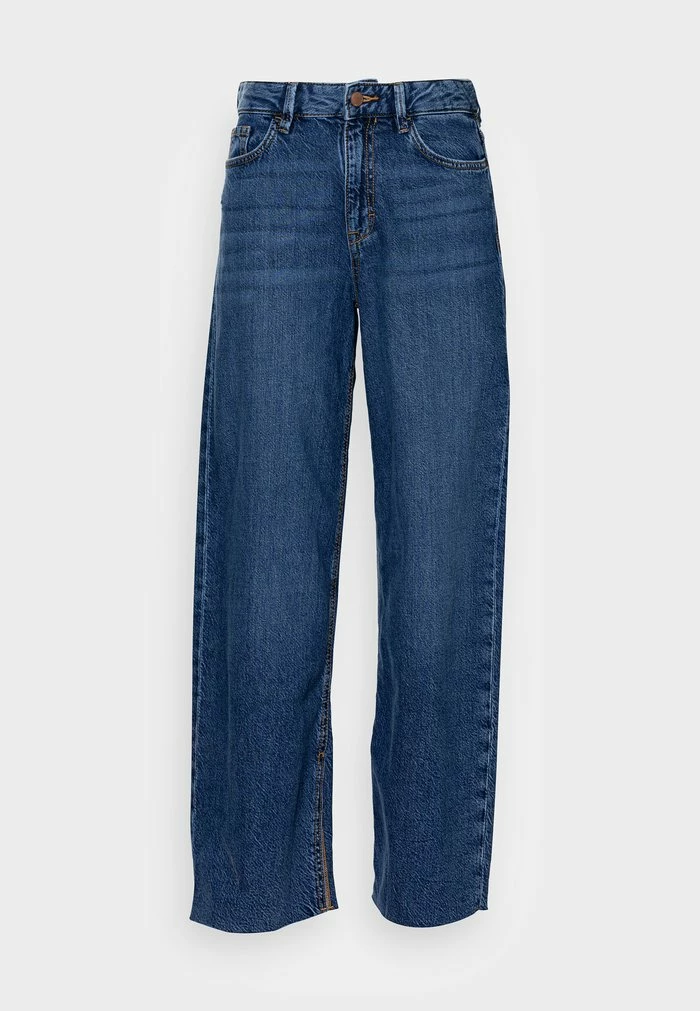 Edc By Esprit WIDE - Relaxed Fit Jeans - Blue Dark Wash 4 Edc By Esprit WIDE - Relaxed Fit Jeans - Blue Dark Wash - Image 4