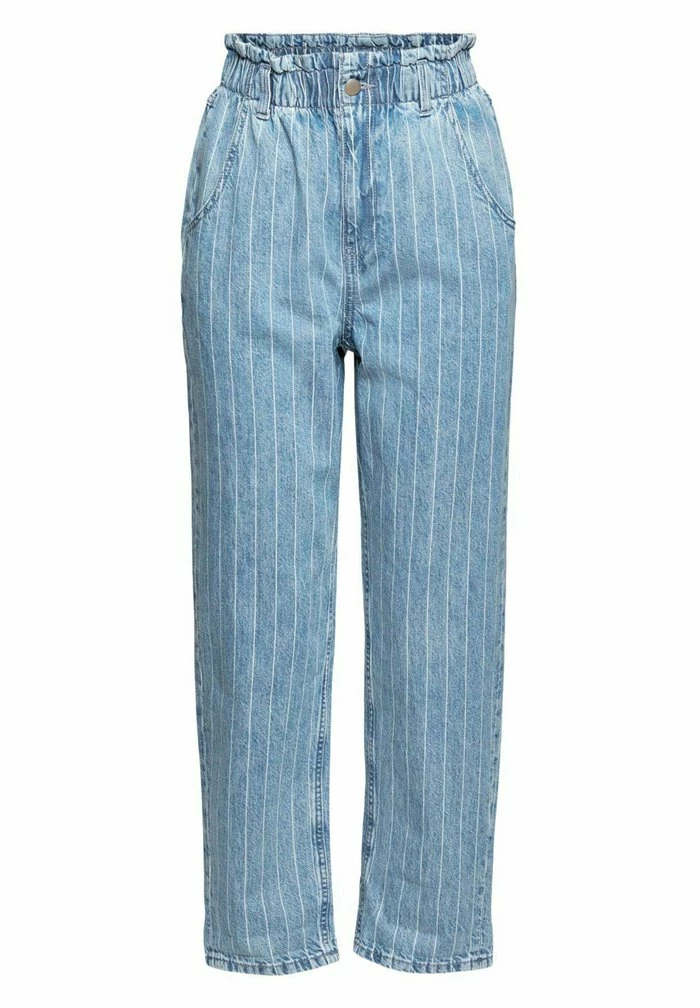 Edc By Esprit Straight Leg Jeans - Metallic Blue 5 Edc By Esprit Straight Leg Jeans - Metallic Blue - Image 5