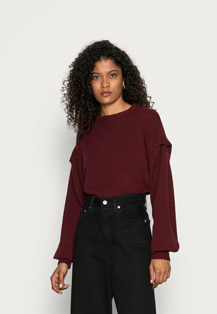Edc By Esprit SWEATER POWER - Jumper - Dark Red 1 Edc By Esprit SWEATER POWER - Jumper - Dark Red