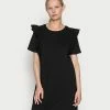Edc By Esprit FRILL DRESS - Day Dress - Black