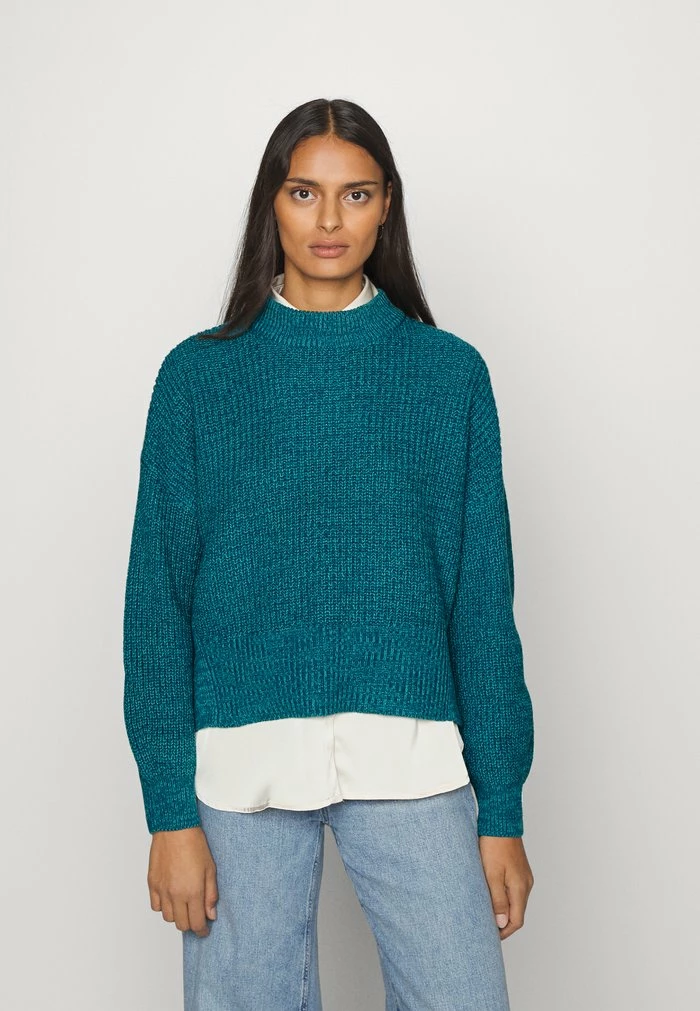 Edc By Esprit Jumper - Teal Blue 1 Edc By Esprit Jumper - Teal Blue