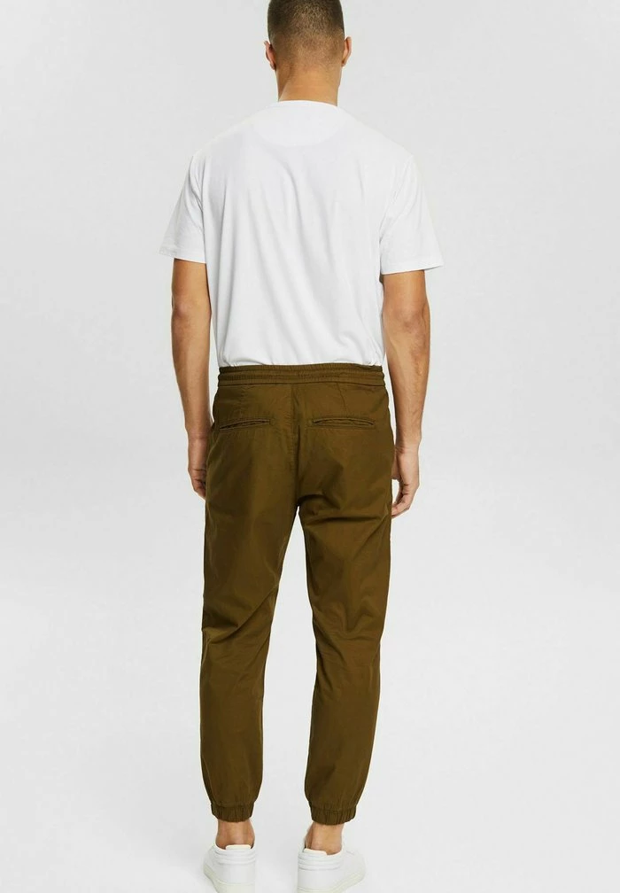Edc By Esprit LEICHTE - Tracksuit Bottoms - Dark Khaki 3 Edc By Esprit LEICHTE - Tracksuit Bottoms - Dark Khaki - Image 3