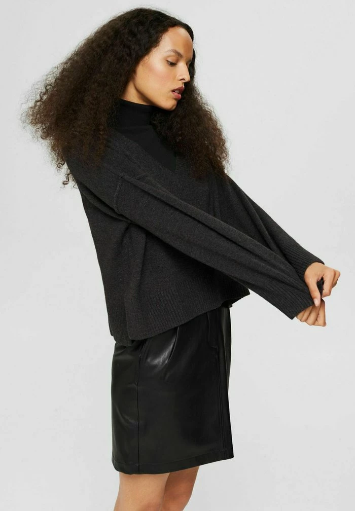 Edc By Esprit SWEATER - Jumper - Black 8 Edc By Esprit SWEATER - Jumper - Black - Image 8