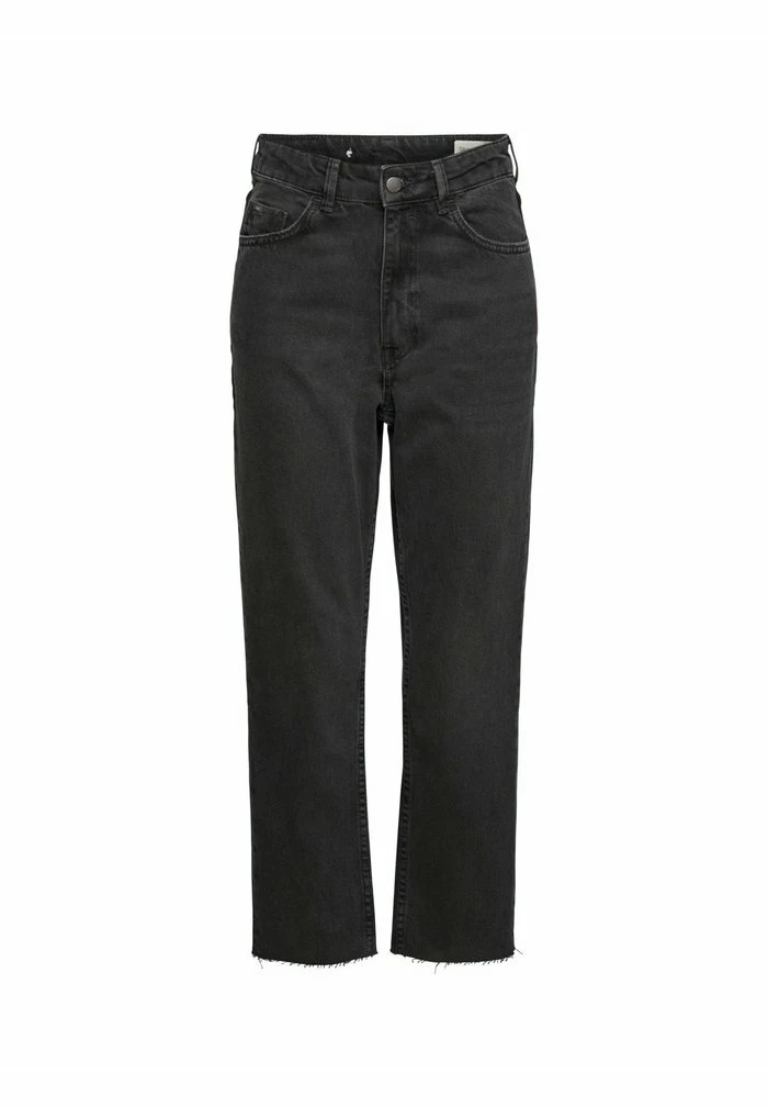 Edc By Esprit Straight Leg Jeans - Black Dark Washed 9 Edc By Esprit Straight Leg Jeans - Black Dark Washed - Image 9