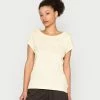 Edc By Esprit ROUNDNECK - Print T-shirt - Pastel Yellow