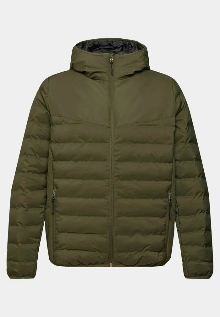 Edc By Esprit Light Jacket - Dark Khaki 7 Edc By Esprit Light Jacket - Dark Khaki - Image 7