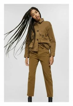 Edc By Esprit Trousers - Khaki Green 16 Edc By Esprit Trousers - Khaki Green -edc by Esprit Shop d4bd08af5b4b4d2faecaacafa2a108bb