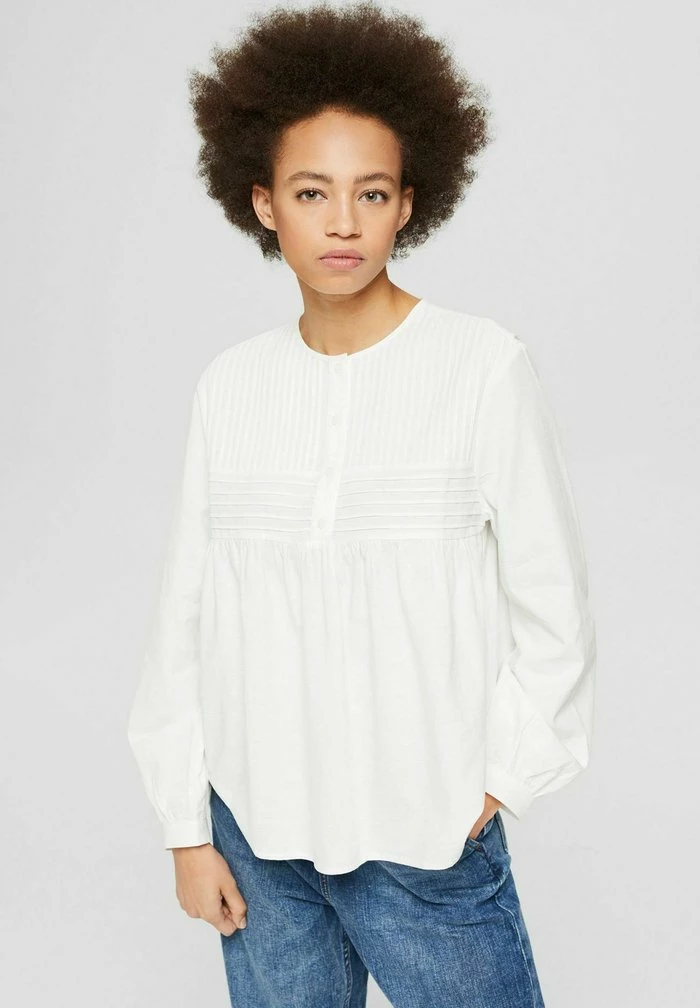 Edc By Esprit Blouse - White 1 Edc By Esprit Blouse - White