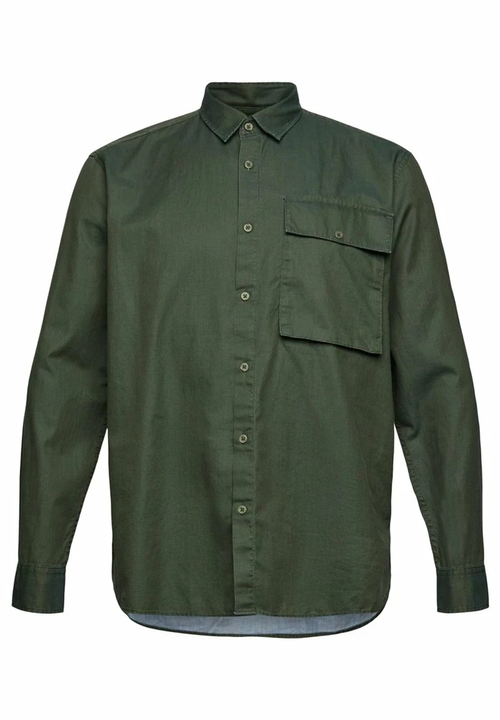 Edc By Esprit Shirt - Khaki Green 6 Edc By Esprit Shirt - Khaki Green - Image 6